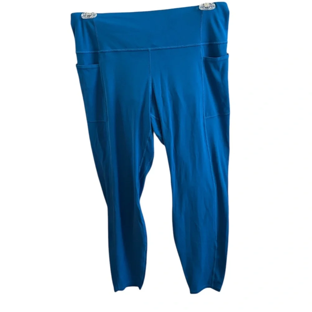 Patagonia Maipo 7/8 Stash Tights in Endless Blue Size XL. NWT